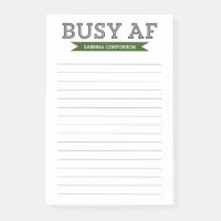 Busy AF | Tipografía moderna de moda | Lineado ver