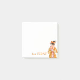 Notas Post-it® But first... coffee lady Notes