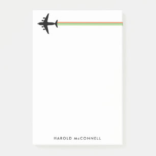 Notas Post-it® C-17 Globemaster Striped Personalizar Notepad Post