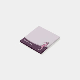 Notas Post-it® Caballito de mar rosa