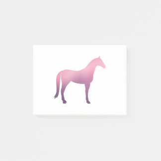 Notas Post-it® Caballo - 2 - Rosa