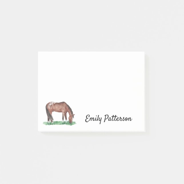 Notas Post-it® Caballo de afeitar de Appaloosa (Anverso)