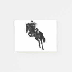 Notas Post-it® Caballo de parachoques de cazador