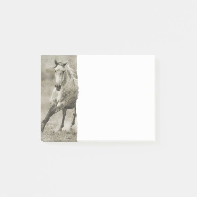 Notas Post-it® Caballo rustico galopante andaluz (Anverso)