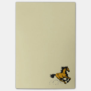 Notas Post-it® Caballo silvestre y libre
