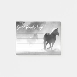 NOTAS POST-IT® CABALLOS DE CORRIENTE CON RECORDATORIO