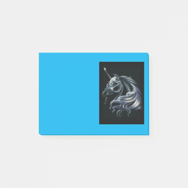 Notas Post-it® Cabeza del unicornio (Anverso)