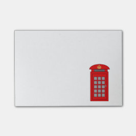 Notas Post-it® Cabina de teléfonos británica