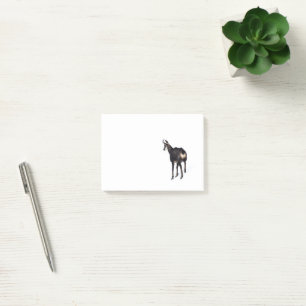 Notas Post-it® Cabra alpina de montaña Chamois minimalista en la