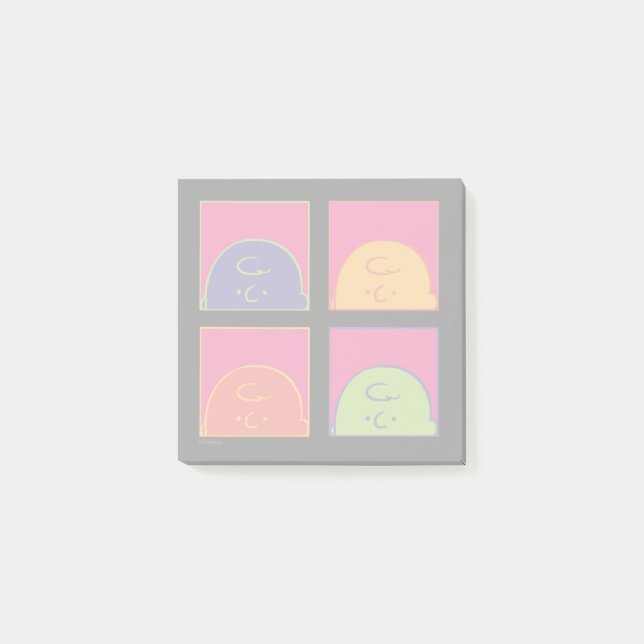 Notas Post-it® Cacahuetes | Arte pop moderno es Charlie Brown (Anverso)