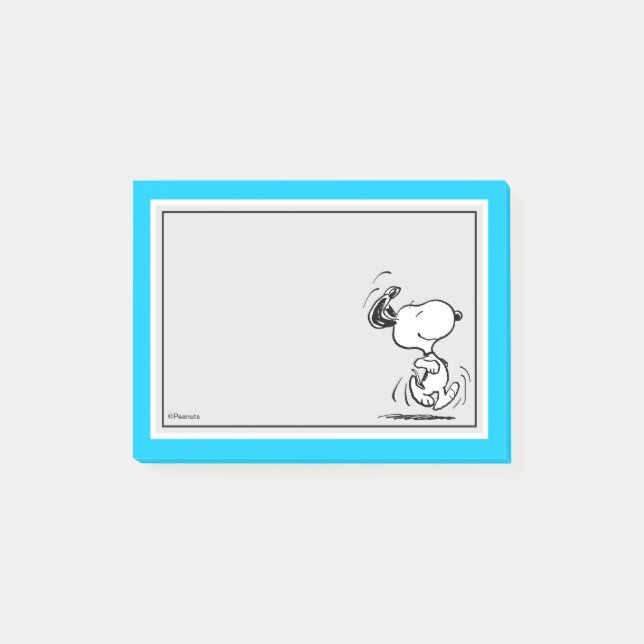 Notas Post-it® Cacahuetes | Baile Snoopy Happy (Anverso)
