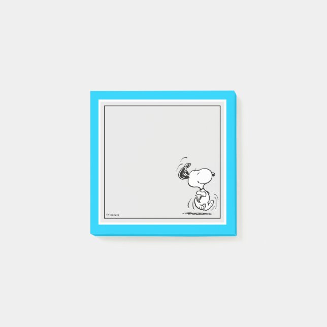 Notas Post-it® Cacahuetes | Baile Snoopy Happy (Anverso)