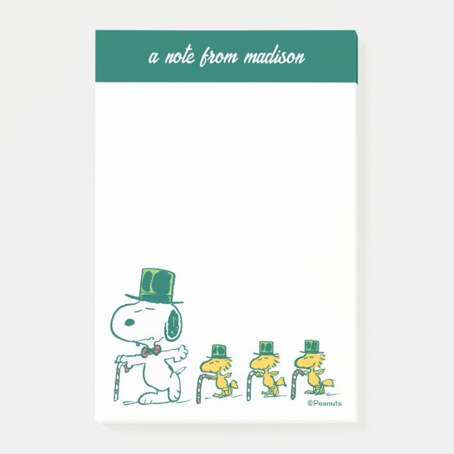 Notas Post-it® Cacahuetes | Candy Cane Cuties (Anverso)