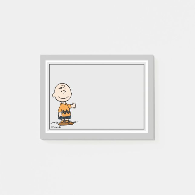 Notas Post-it® Cacahuetes | Charlie Brown (Anverso)