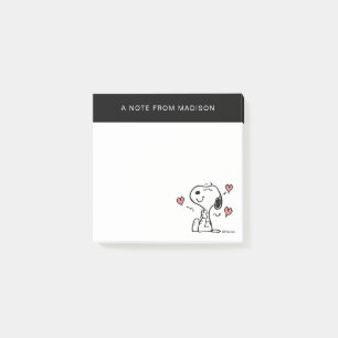 Notas Post-it® Cacahuetes   Corazones Snoopy