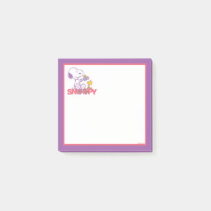 Notas Post-it® Cacahuetes   Flores Snoopy & Woodstock