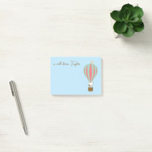 Notas Post-it® Cacahuetes   Globo de aire caliente Snoopy & Woods