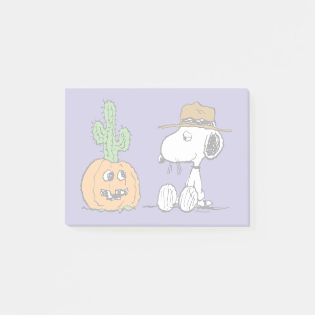 Notas Post-it® Cacahuetes | Halloween del Desierto de Spike (Anverso)