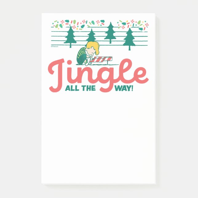 Notas Post-it® Cacahuetes | Jingle All Way (Anverso)