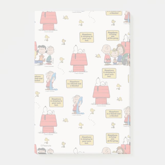 Notas Post-it® Cacahuetes | La felicidad es... (Anverso)