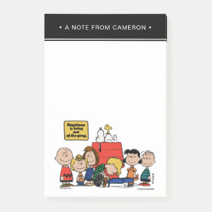Notas Post-it® Cacahuetes La felicidad es ser una pandilla