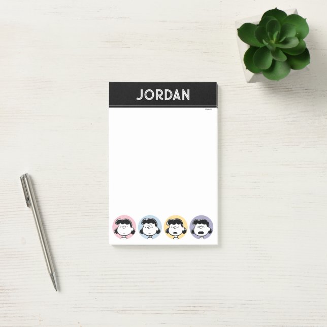 Notas Post-it® Cacahuetes | Las Caras de Lucy (Oficina)