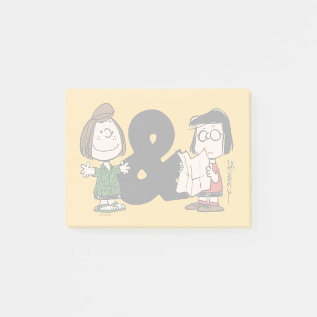 Notas Post-it® Cacahuetes | Patty & Marcie (Anverso)