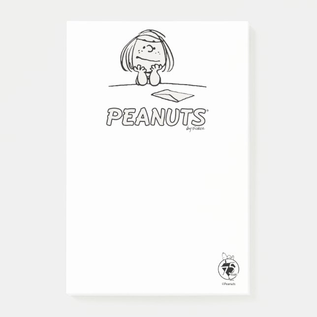 Notas Post-it® Cacahuetes | Peppermint Patty Thoughts (Anverso)