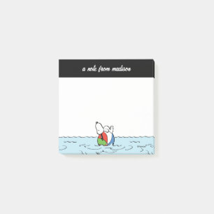 Notas Post-it® Cacahuetes Playa Snoopy Beach Ball