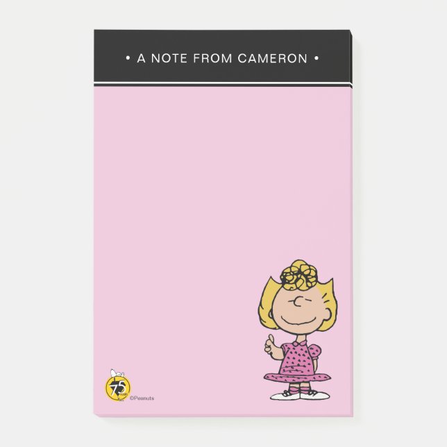 Notas Post-it® Cacahuetes | Sally Super Smile (Anverso)