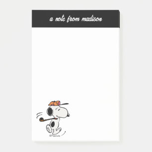 Notas Post-it® Cacahuetes Snoopy Golf