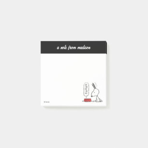 Notas Post-it® Cacahuetes Snoopy Ho Ho Ho Ho Ho Food Dish