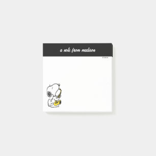 Notas Post-it® Cacahuetes Snoopy Saxophone Player