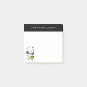 Notas Post-it® Cacahuetes Snoopy Saxophone Player
