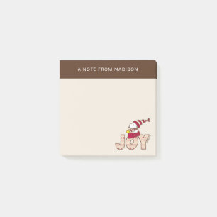 Notas Post-it® Cacahuetes   Snoopy & Woodstock Joy Sled Ride