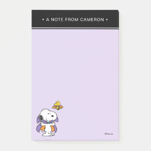 Notas Post-it® Cacahuetes Snoopy Woodstock Vampiro Halloween