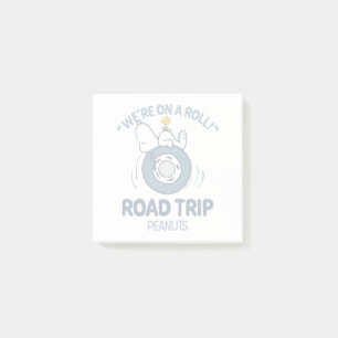 Notas Post-it® Cacahuetes Viaje por carretera Snoopy & Woodstoc