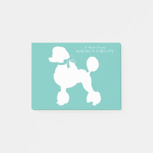 Notas Post-it® Cachorro de perro caniche