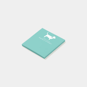 Notas Post-it® Cachorro de perro de Basset Hound