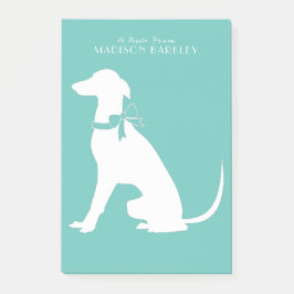 Notas Post-it® Cachorro de perro de Greyhound