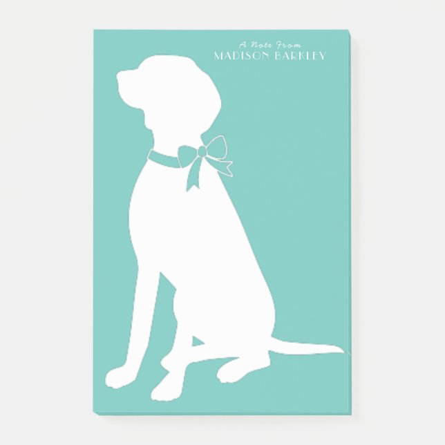 Notas Post-it® Cachorro de perro de Vizsla (Anverso)