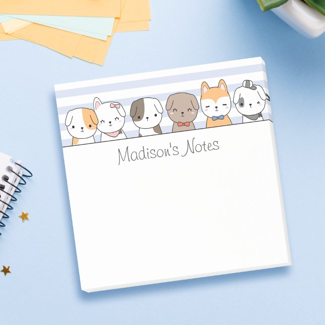 Notas Post-it® Cachorros personalizados (Subido por el creador)