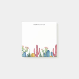 Notas Post-it® Cacti colorido