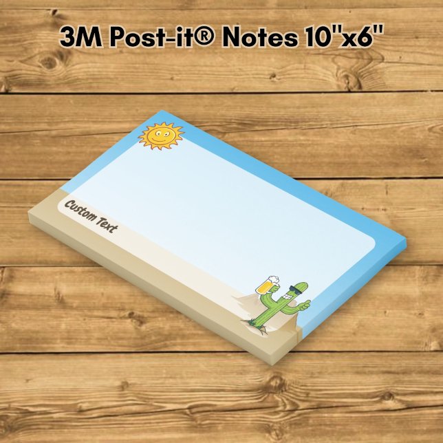 Notas Post-it® Cactus con cerveza (Subido por el creador)