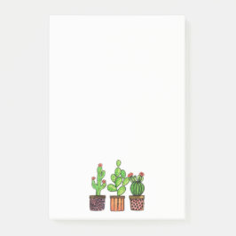 Notas Post-it® Cactus De Acuarela Cuta En Cacerolas
