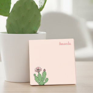 Notas Post-it® Cactus de Nombre Personalizado