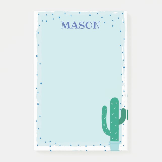 Notas Post-it® Cactus Desert Post It Note (Anverso)