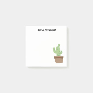 Notas Post-it® Cactus dibujado a mano