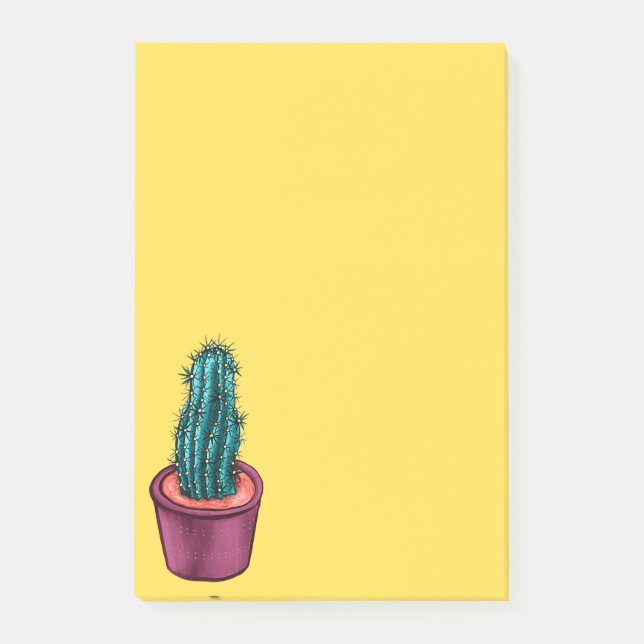 Notas Post-it® Cactus Trippy Psicodélico (Anverso)