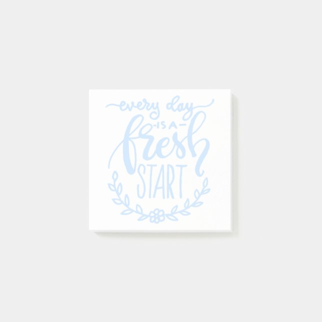 Notas Post-it® Cada Día Es Un Nuevo Comienzo (Anverso)